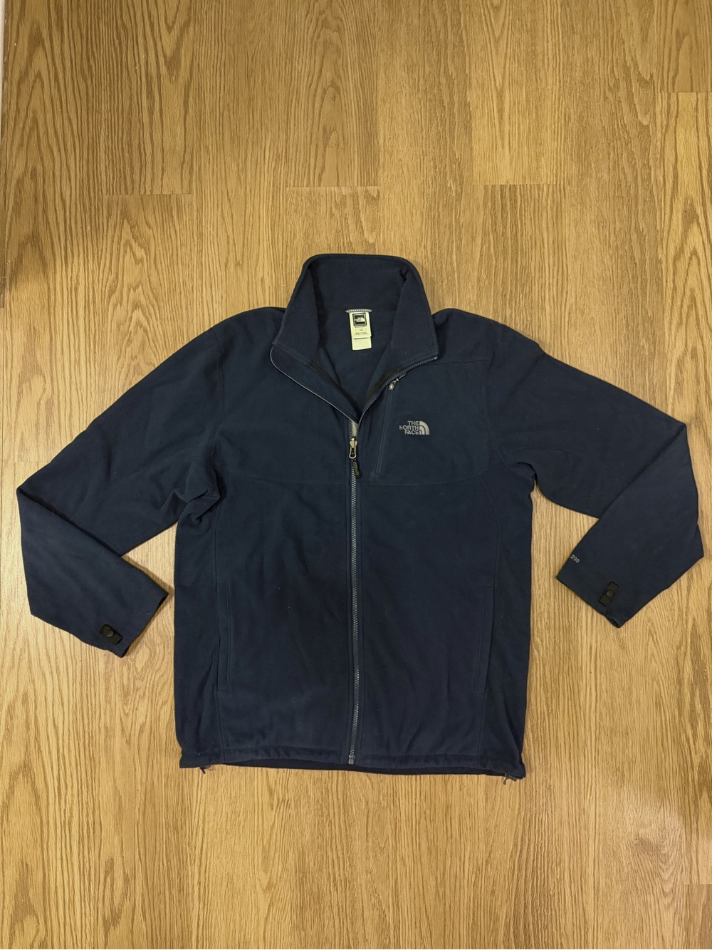 The North Face Men's Navy Full-Zip TKA 200 Performance Fleece Jacket